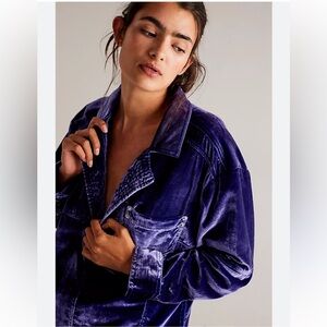 Free People Peyton Velvet Pullover